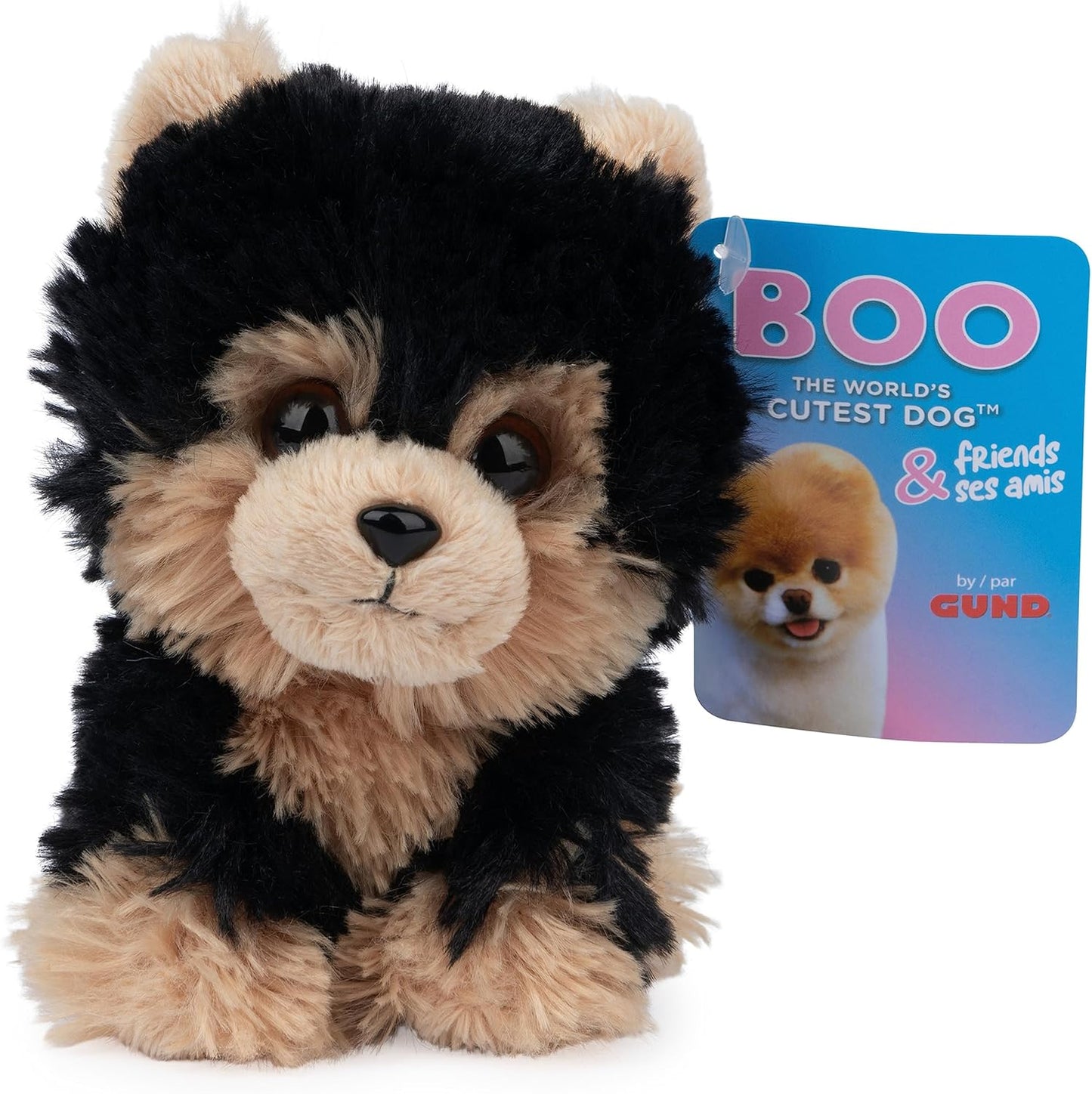 The World’s Cutest Dog, Boo & Friends Collection Yorkie Puppy, Stuffed Animal for Ages 1 and Up, 5”