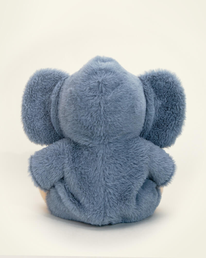 HugMeNow Fluffy Little Elephant Bear | Handmade Jointed Teddy Bear Gift