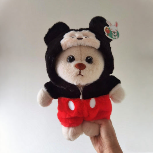 HugMeNow Fluffy Mickey Bear | Handmade Teddy Bear Gift